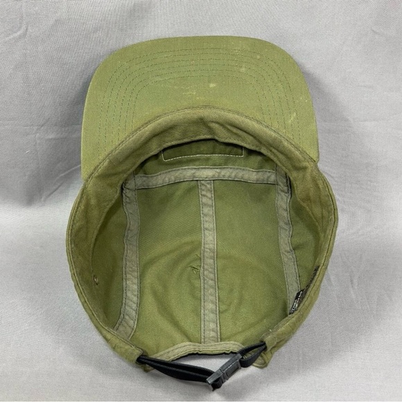 OBEY Propaganda Strapback Clip Hat Cap Green 5 panel Patch Skateboarding Unisex - Picture 10 of 11